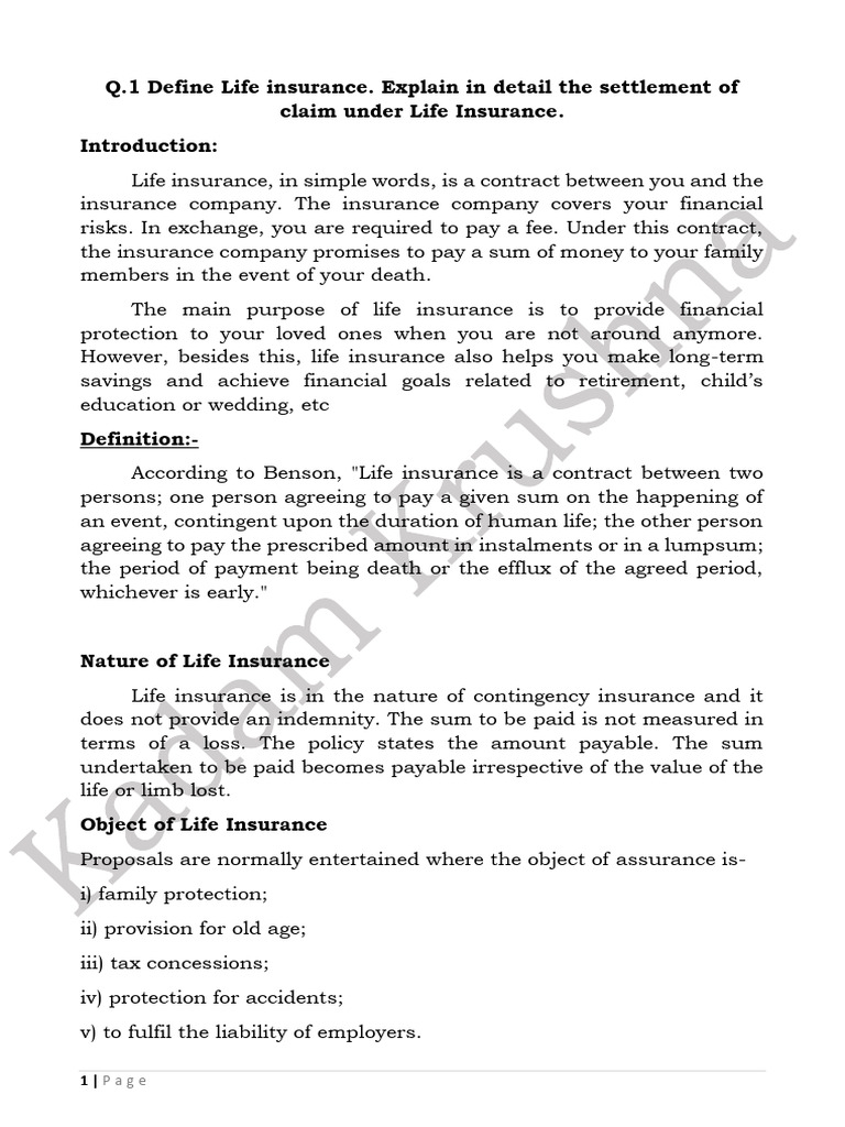 Understanding Life Insurance Claims | PDF | Insurance | Life Insurance