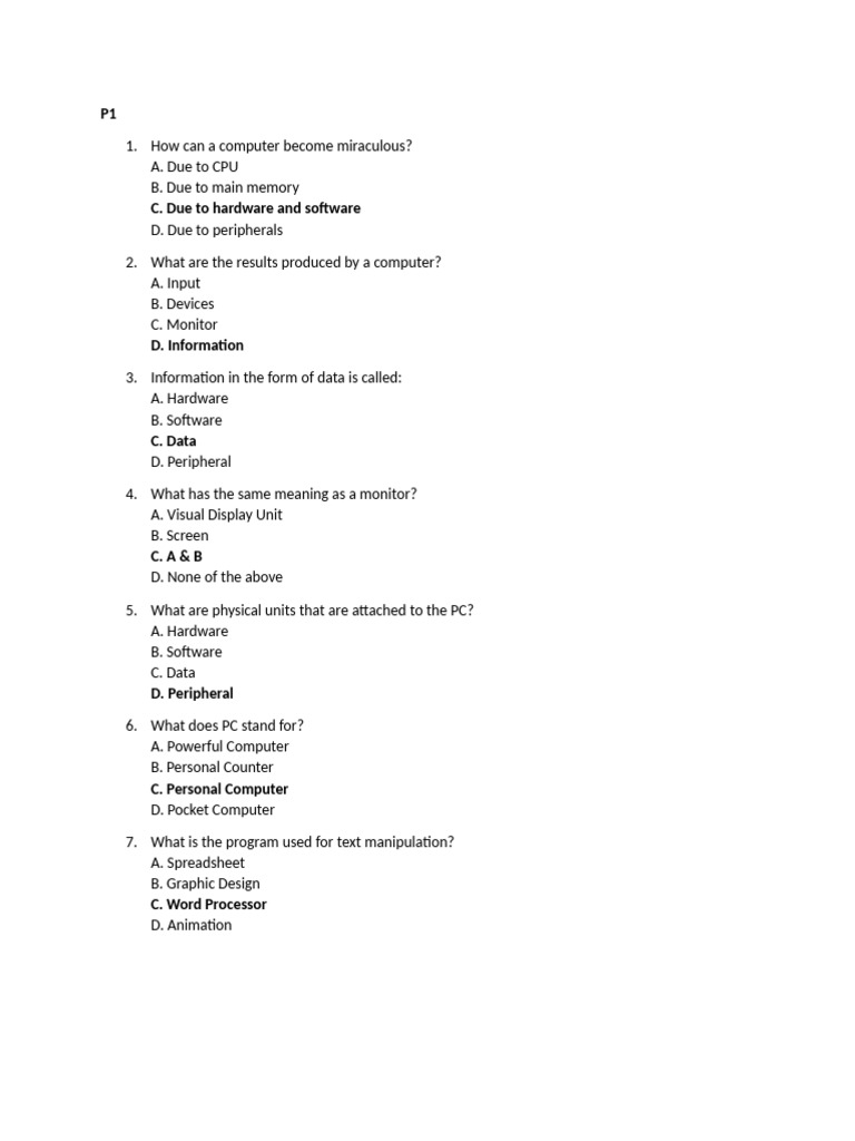 Understanding Computer Components | PDF | Computer Data Storage | Hard ...