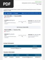 VFS Global Courier & SMS Request Form | PDF