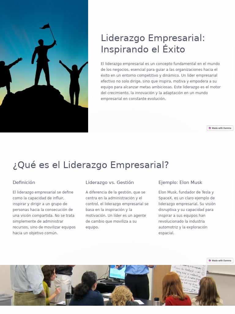 Liderazgo Empresarial Inspirando El Exito | PDF | Liderazgo ...