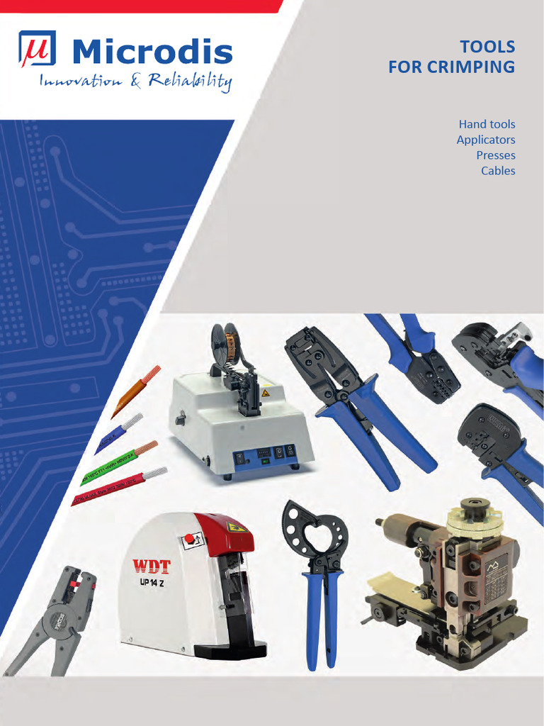 Microdis TOOLS | PDF | Electrical Connector | Manufactured Goods