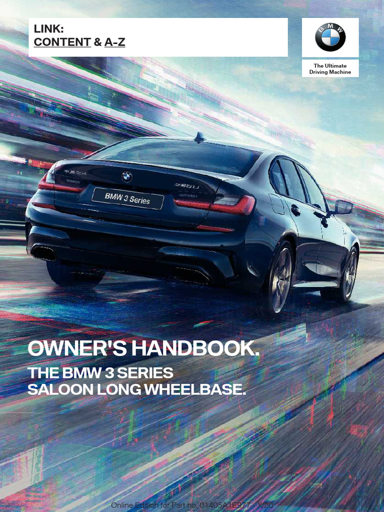 BMW Owner's+Handbook 01405A1E977 | PDF | Information | Mobile App