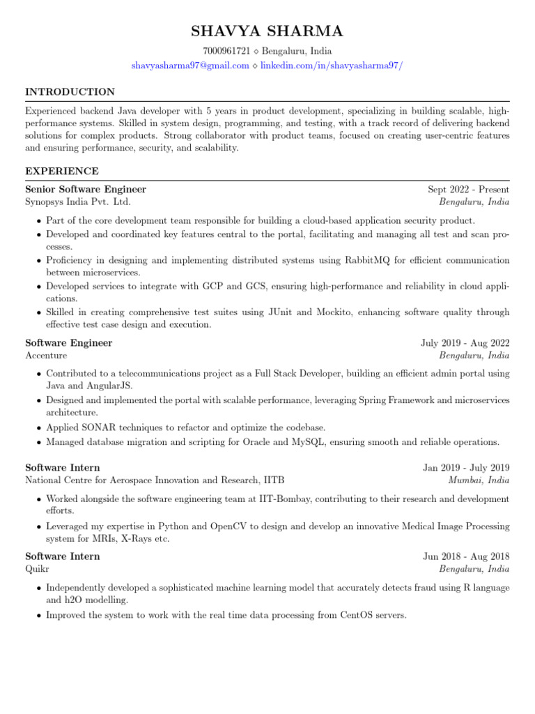 Java Backend Developer Resume Summary | PDF | Cloud Computing | Software