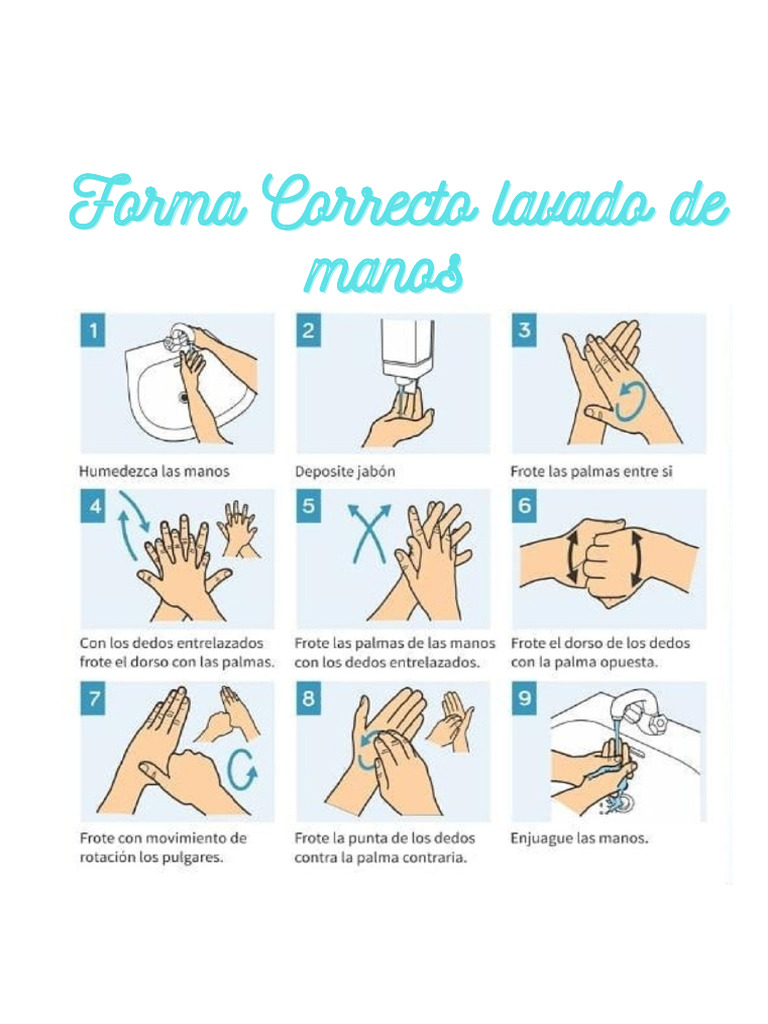 Correcto Lavado de Manos - 20250330 - 084313 - 0000 | PDF