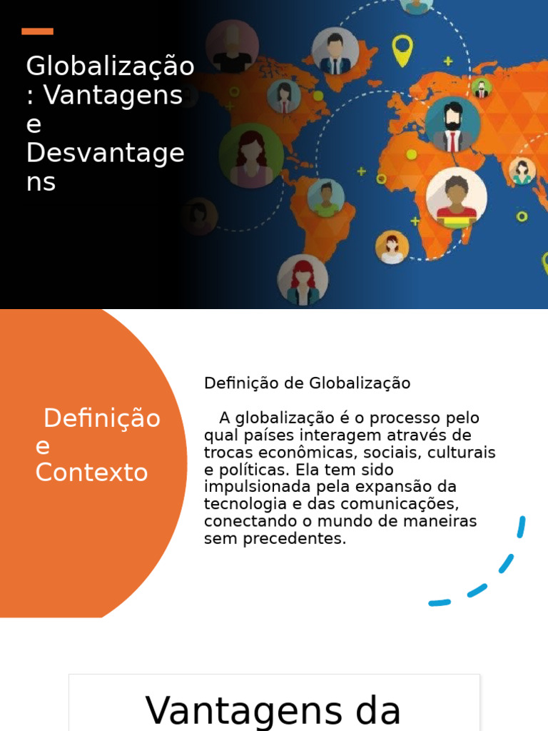 Vantagens e Desvantagens da Globalização | PDF | Globalização ...