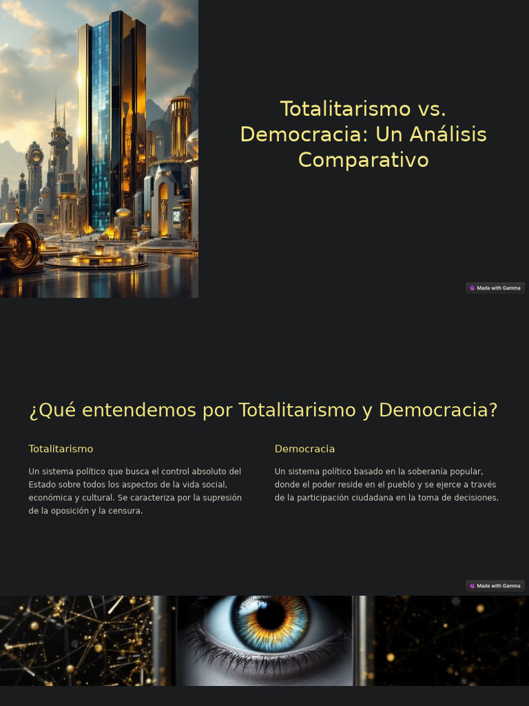 Totalitarismo Vs Democracia Un Analisis Comparativo | PDF ...