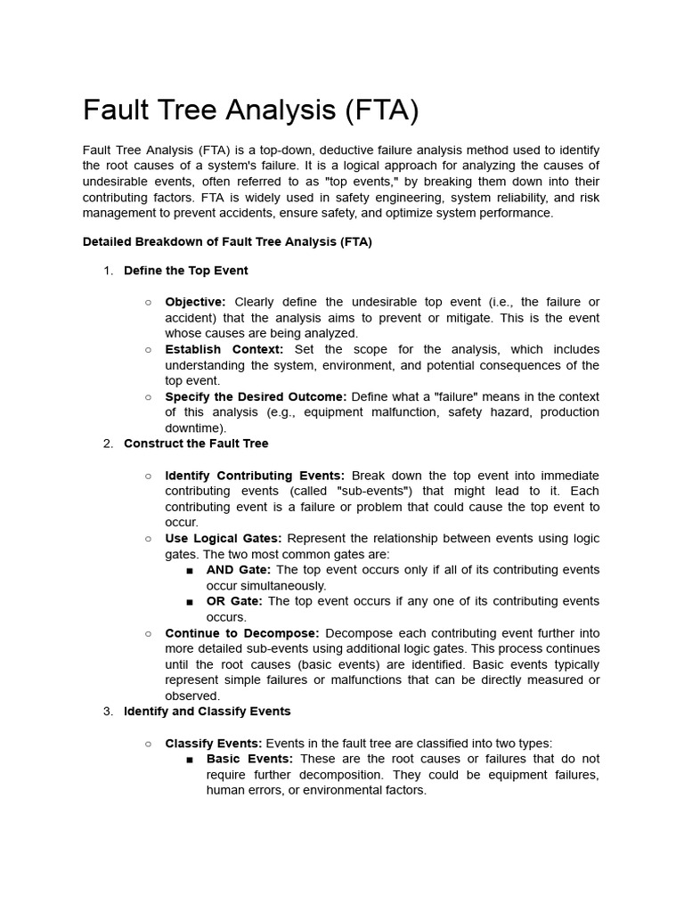 Module+3_article_Fault+Tree+Analysis+(FTA) | PDF | Reliability ...