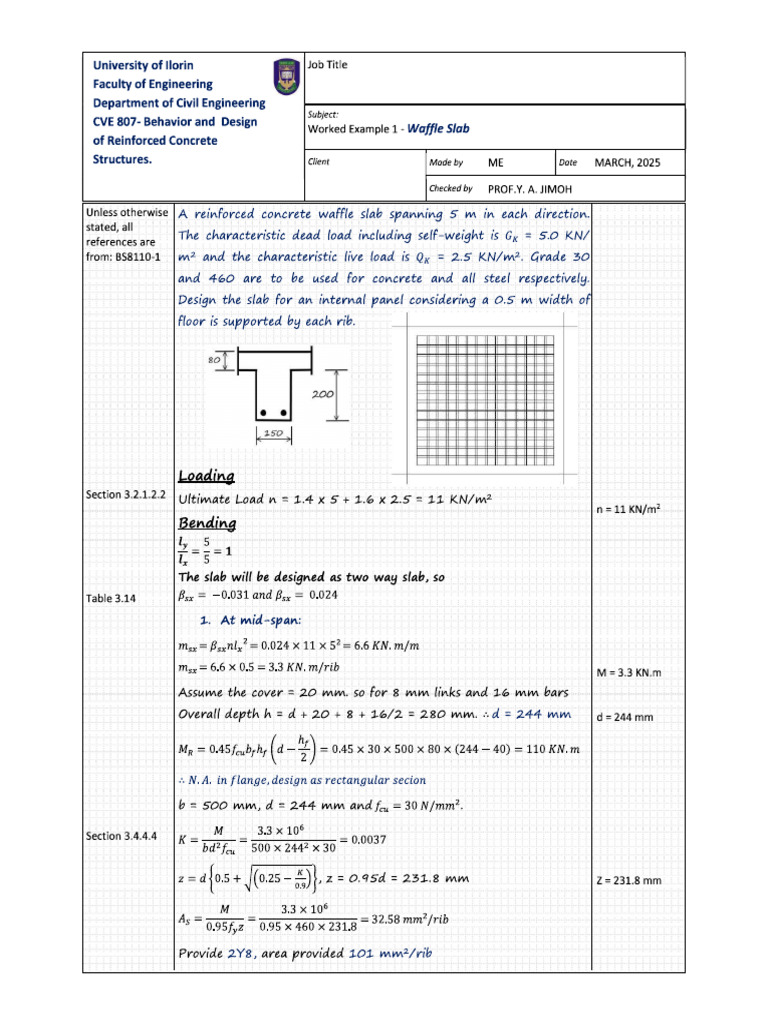 Waffle Design | PDF