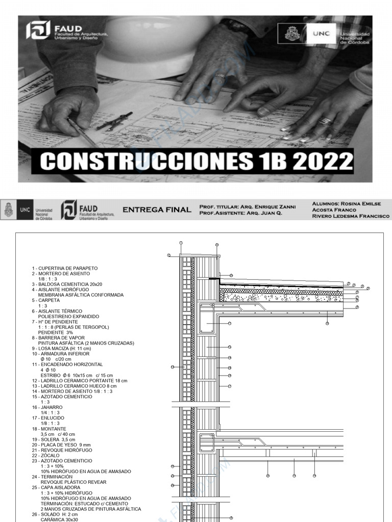 TP FINAL constru 1b | PDF | Materiales | Aisladores