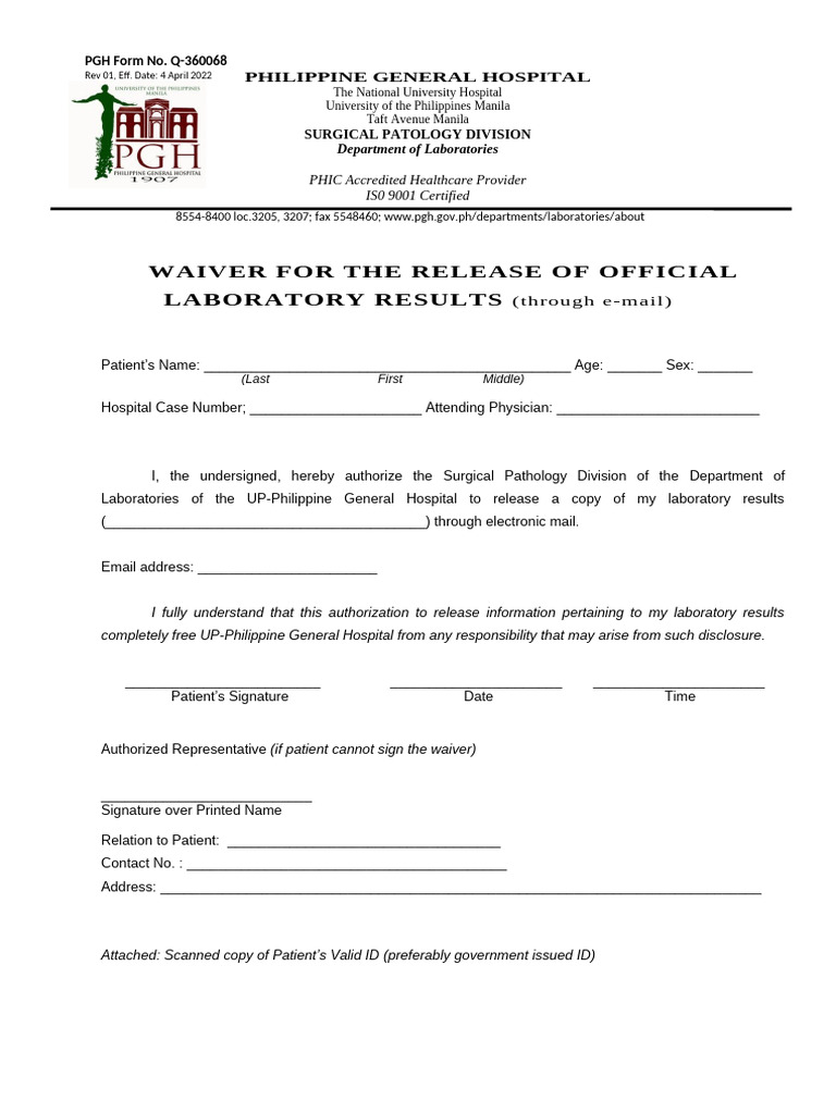 WAIVER For Result | PDF