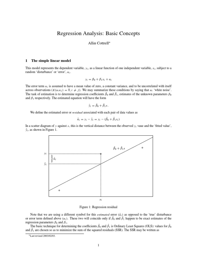 Regress | PDF | Errors And Residuals | Standard Error