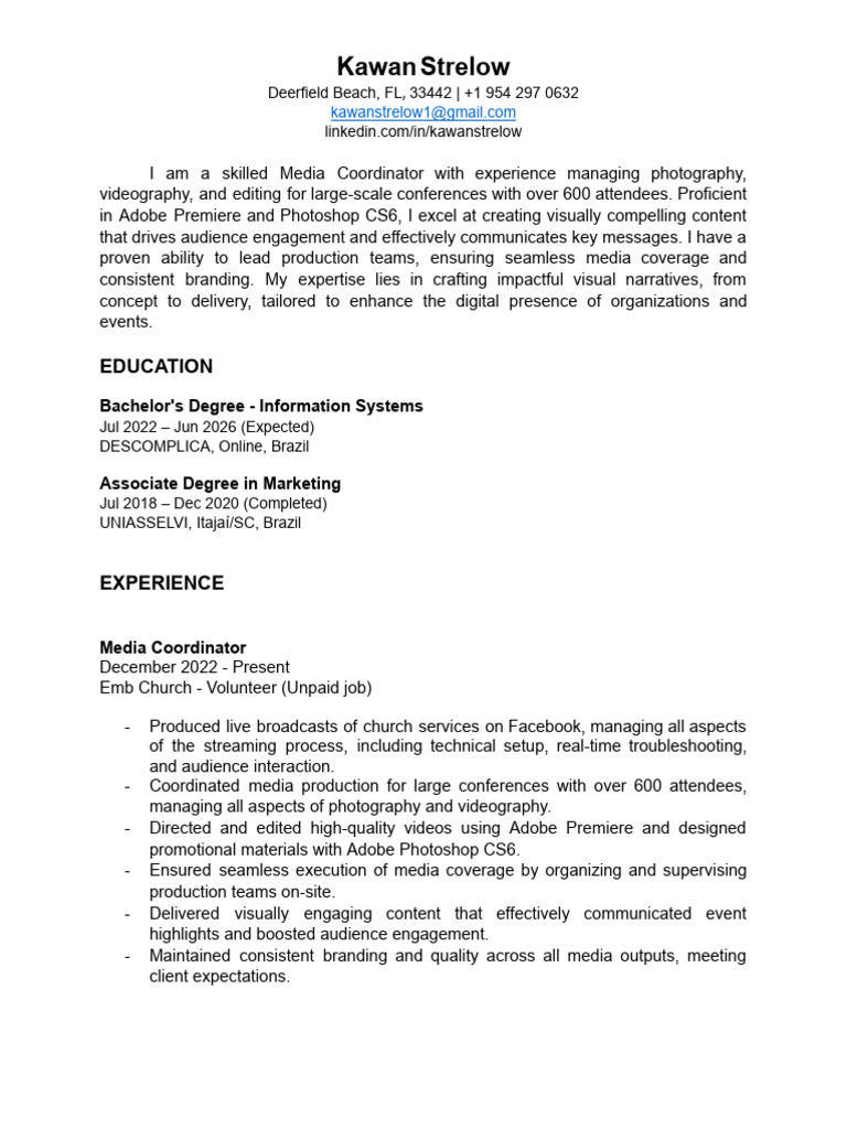 Resume sample | PDF | Human Communication | Communication
