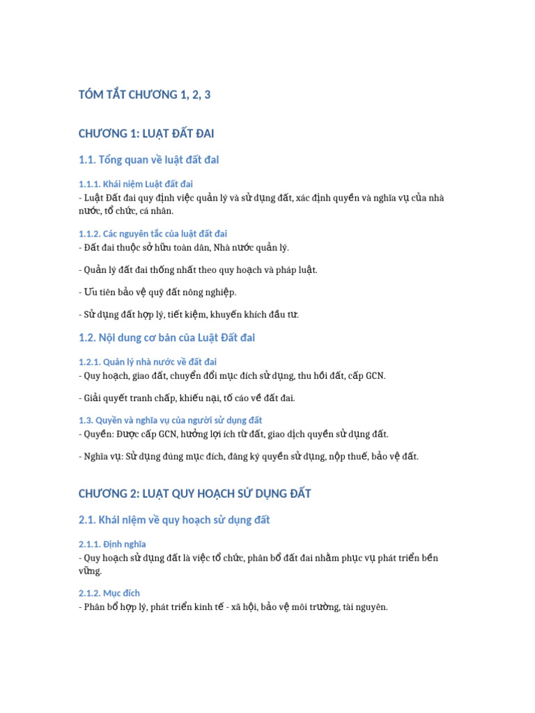 Tom Tat Day Du Chuong 1 2 3 5 Pdf