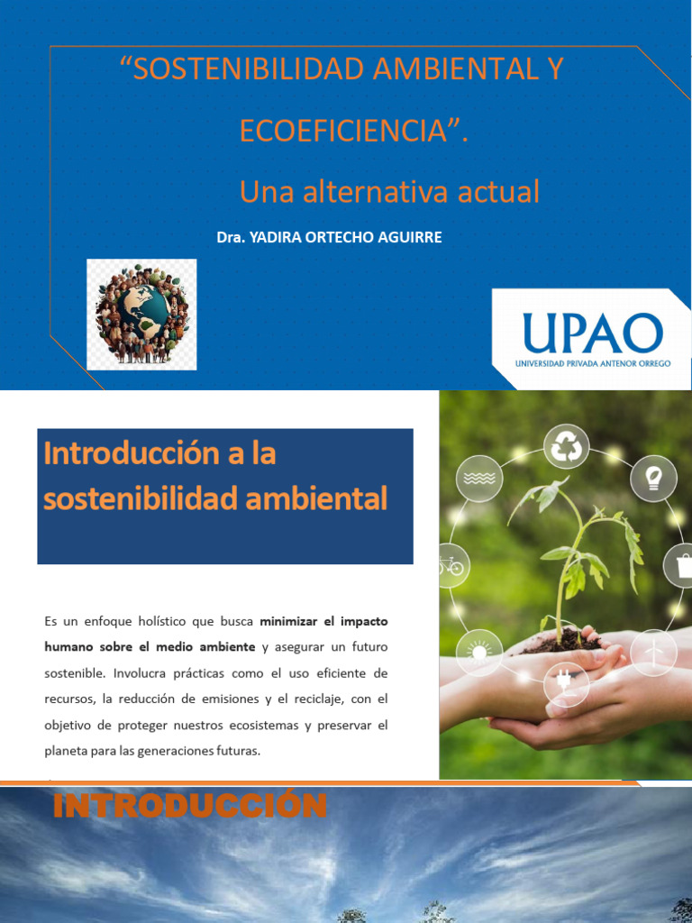 Sostenibilidad y Ecoeficiencia Ambiental | PDF | Sustentabilidad | Residuos