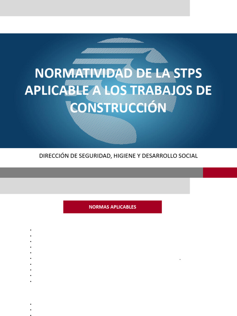 Norma 031 STPS 2011: Seguridad en Construcción | PDF | Accidentes | Riesgo