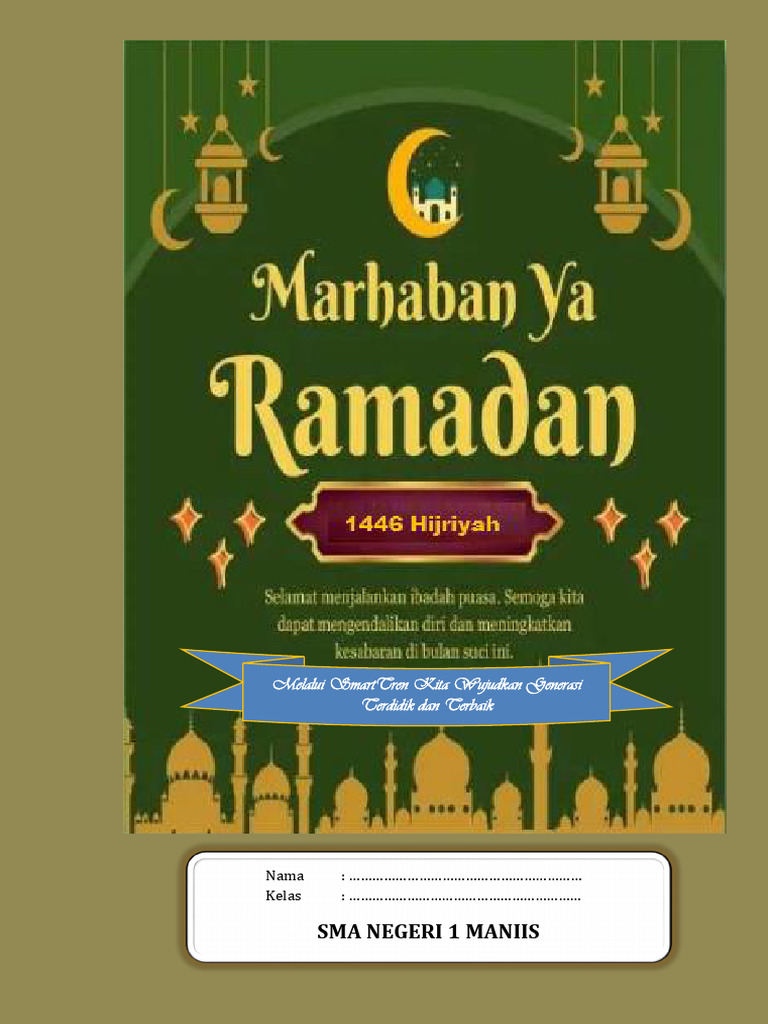 Jurnal Kegiatan Ramadhan SMAN 1 Maniis | PDF