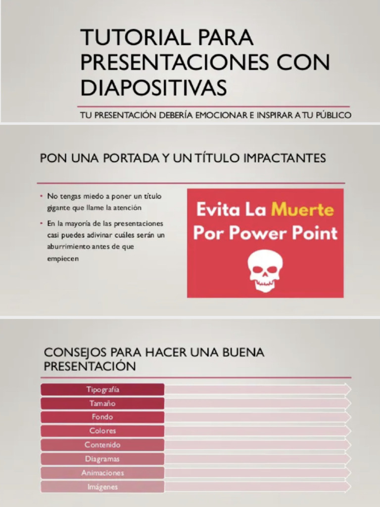 Tutorial Presentaciones | PDF
