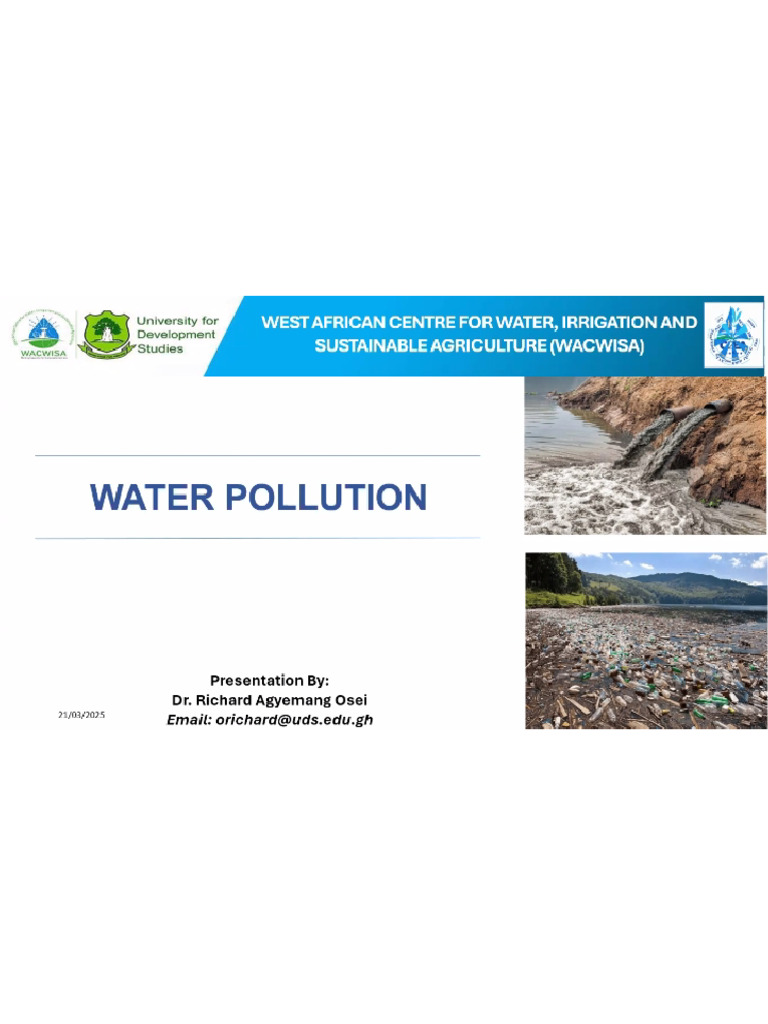 Water Pollution | PDF