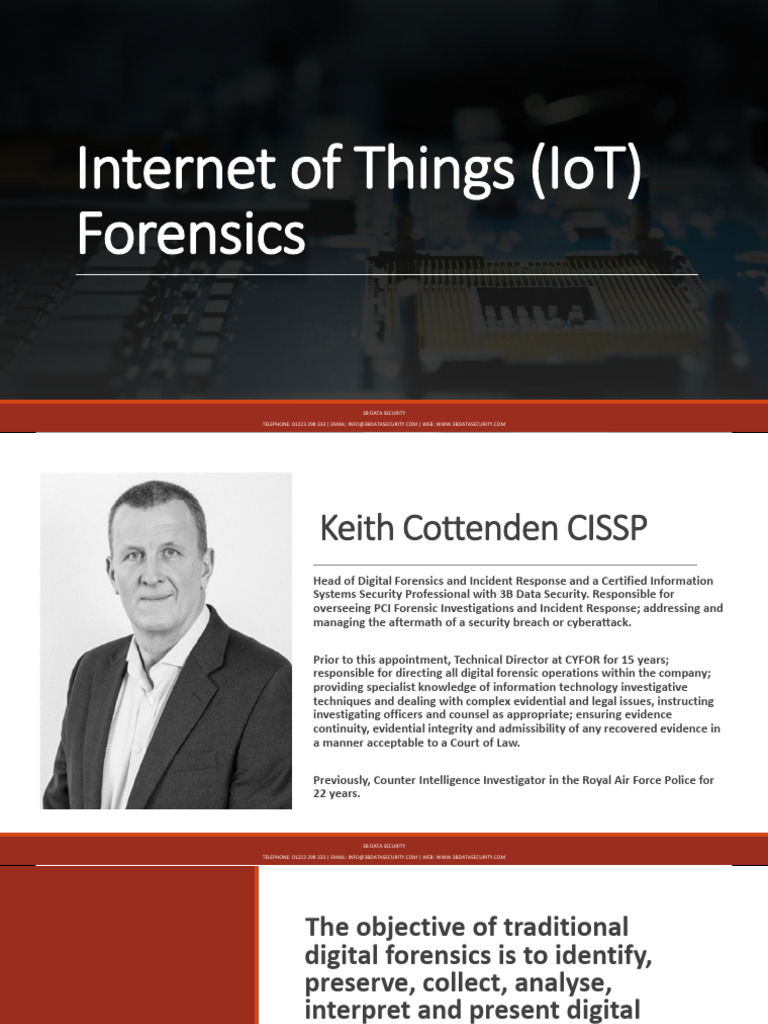 IoT Forensics Framework Overview | PDF | Internet Of Things | Digital ...