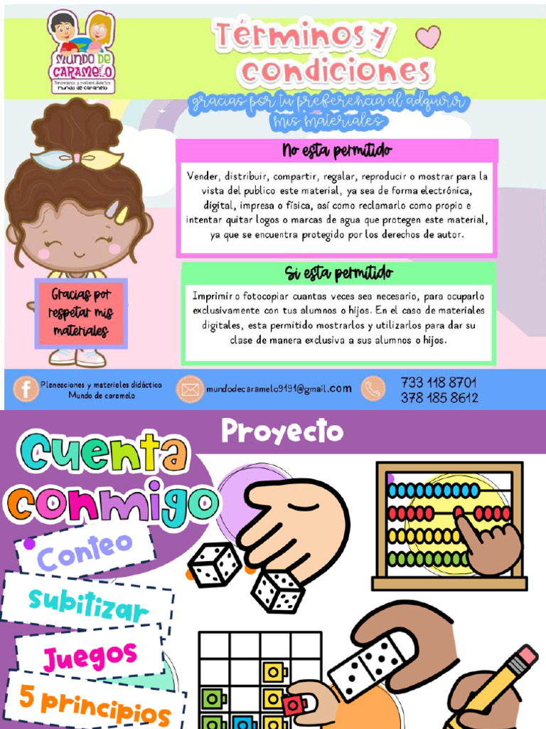 Proyecto de Conteo en Preescolar | PDF | Educación de la primera ...