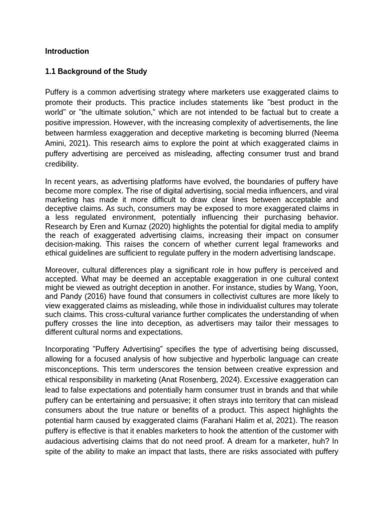 Research Manuscript 101 | PDF | Advertising | Marketing