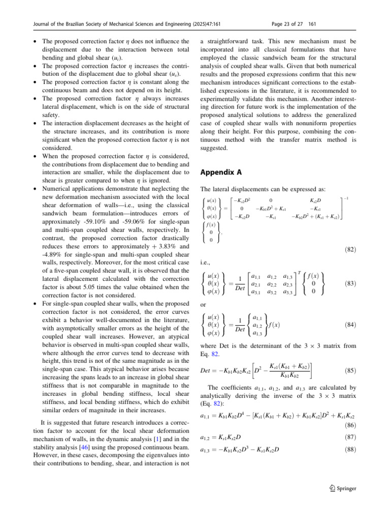 Appendix A | PDF | Bending | Shear Stress