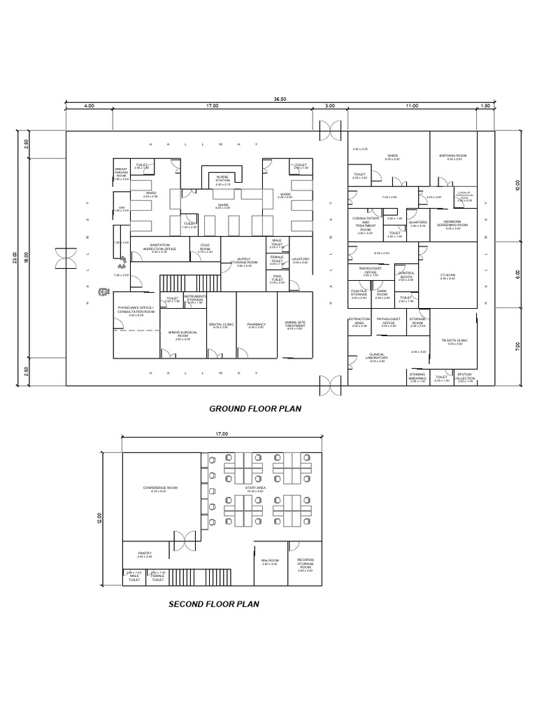 Hospital Floor Plan Overview | PDF | Clinical Medicine | Medical ...