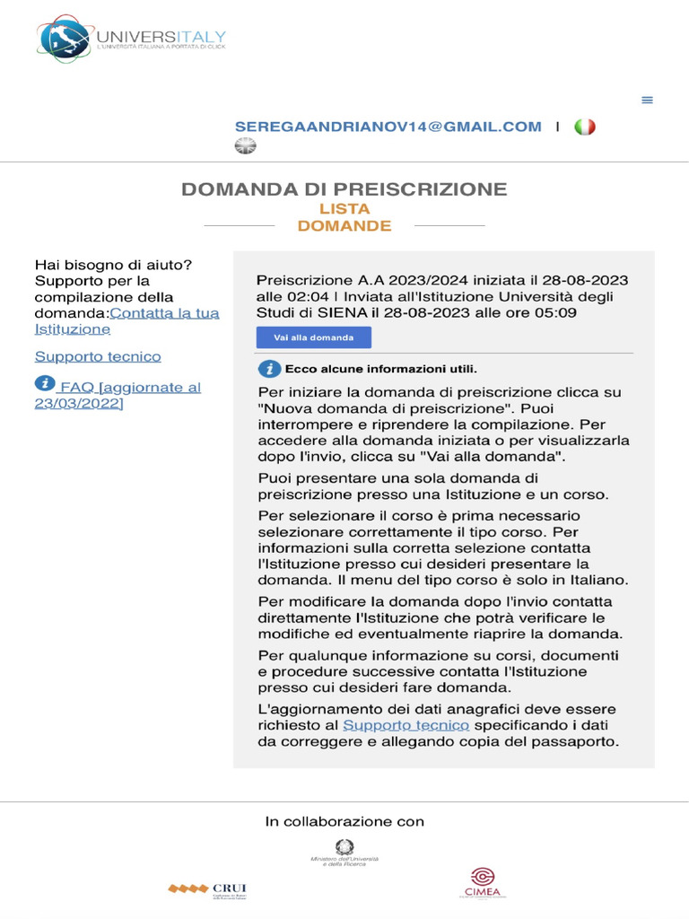 Application Done, Confirmation | PDF