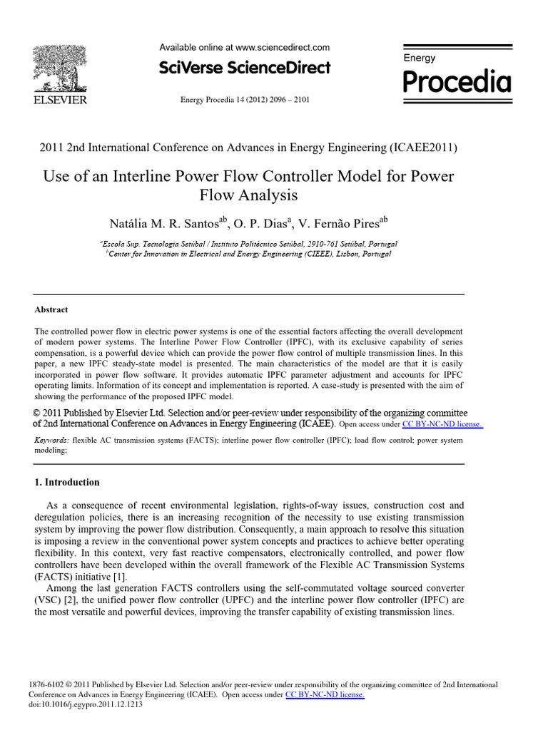 1 s2.0 S1876610211046339 Main | PDF | Electric Power Transmission ...