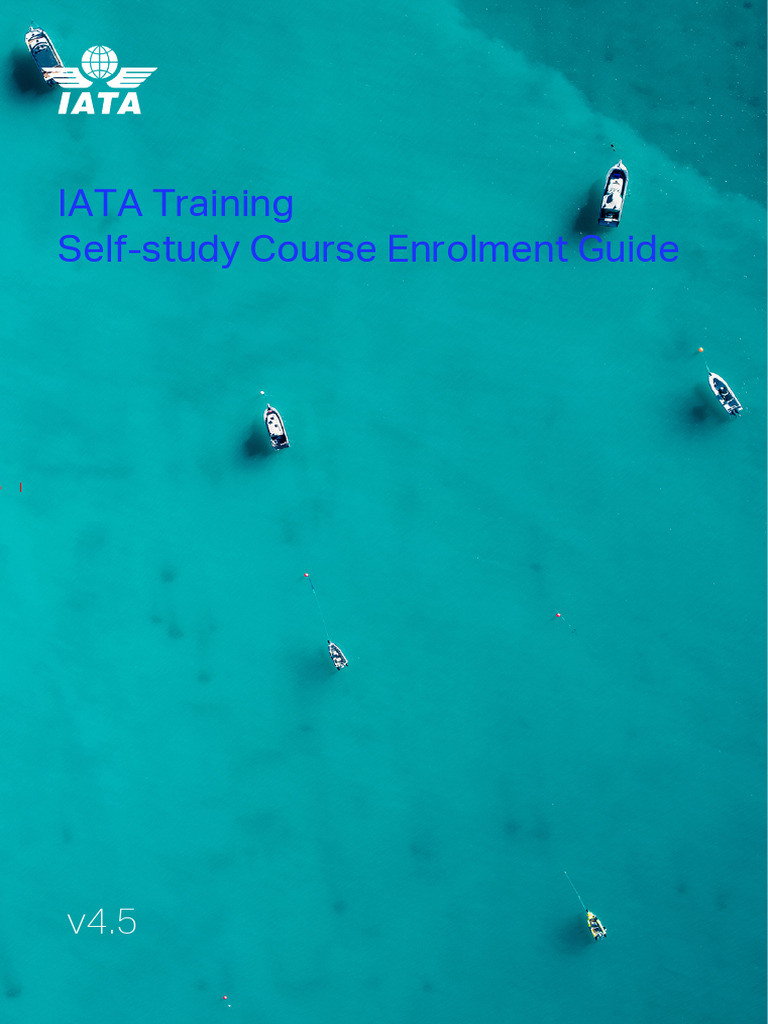 IATA Training Course Enrollment Guide | PDF | Login | Password