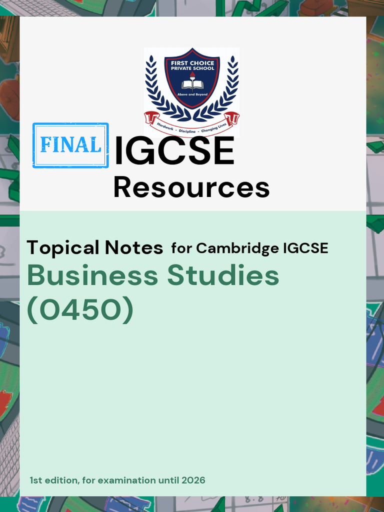 Business Studies Notes Final | PDF | Franchising | Employment
