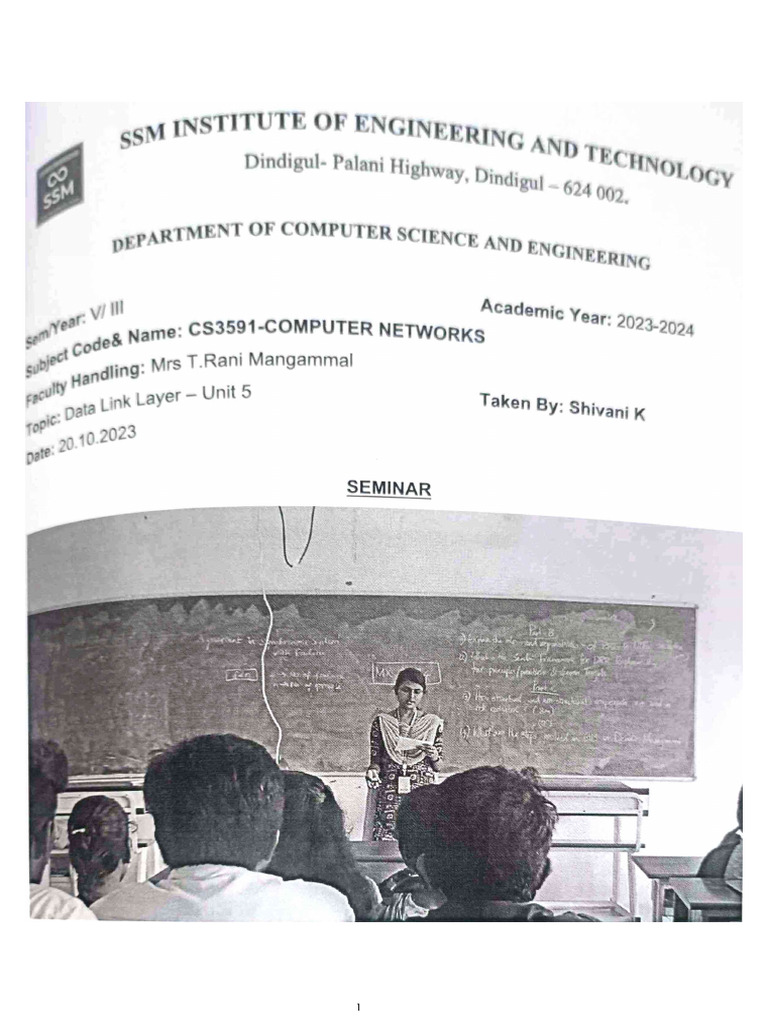 Computer Networks (Rani) | PDF