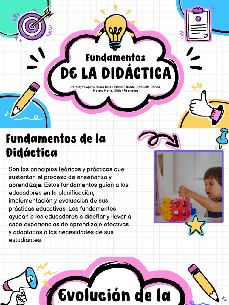 Fundamentos de la Didáctica Educativa | PDF | Enseñando | Aprendizaje