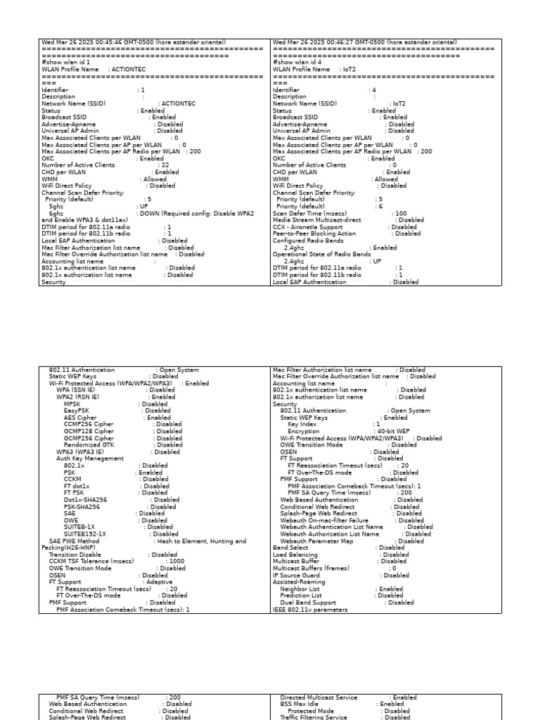WLAN Configuration Overview | PDF | Ieee 802.11 | Computer Networking