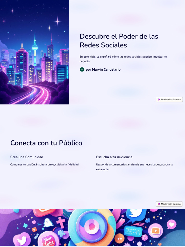 Descubre El Poder de Las Redes Sociales | PDF