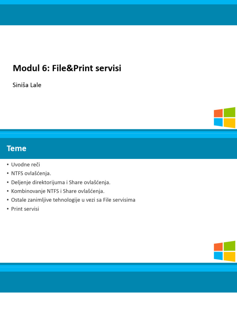 Mod06-File&Print Servisi | PDF