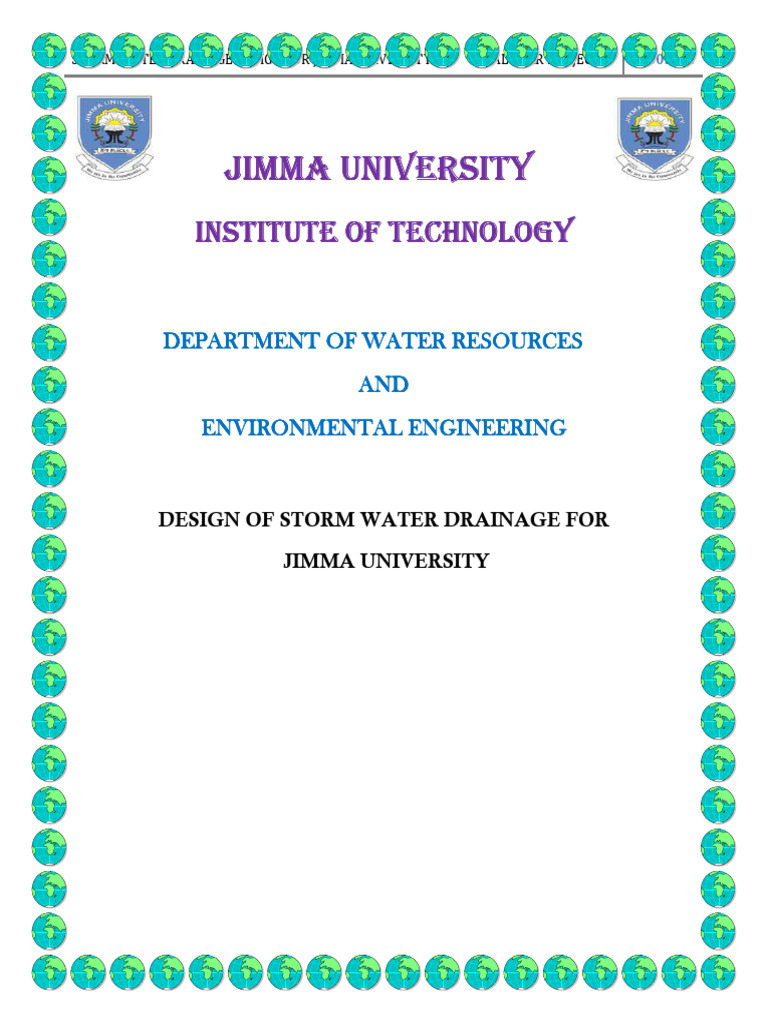Storm Water Drainage Design Project | PDF | Drainage Basin | Surface Runoff