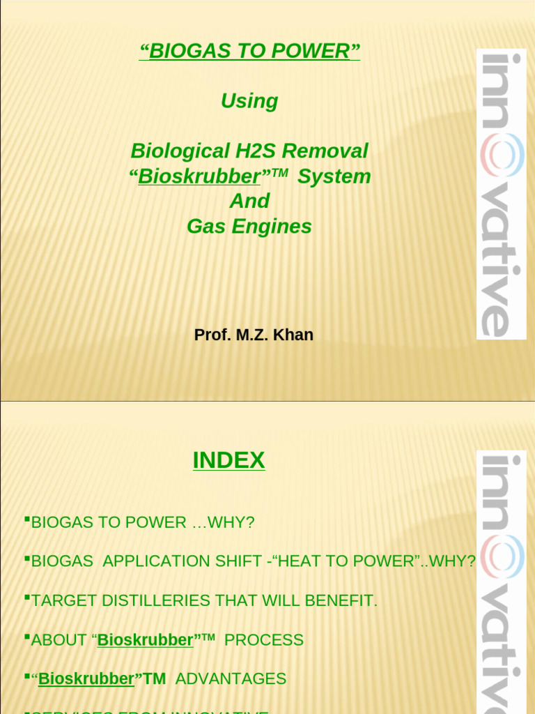 Biogas 1 | PDF | Biogas | Cogeneration