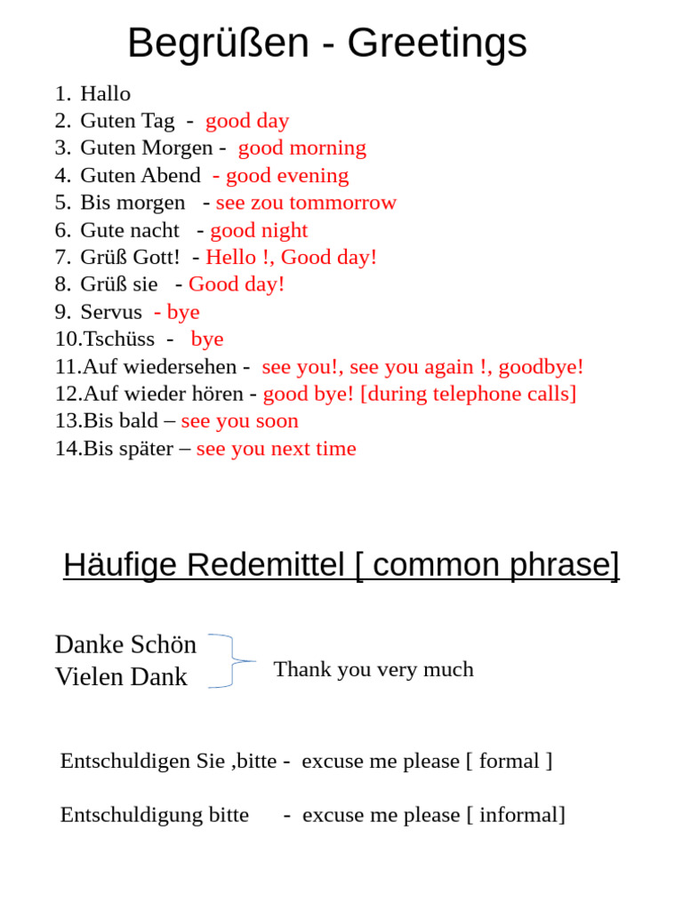Begrüßen - Greetings 23 | PDF