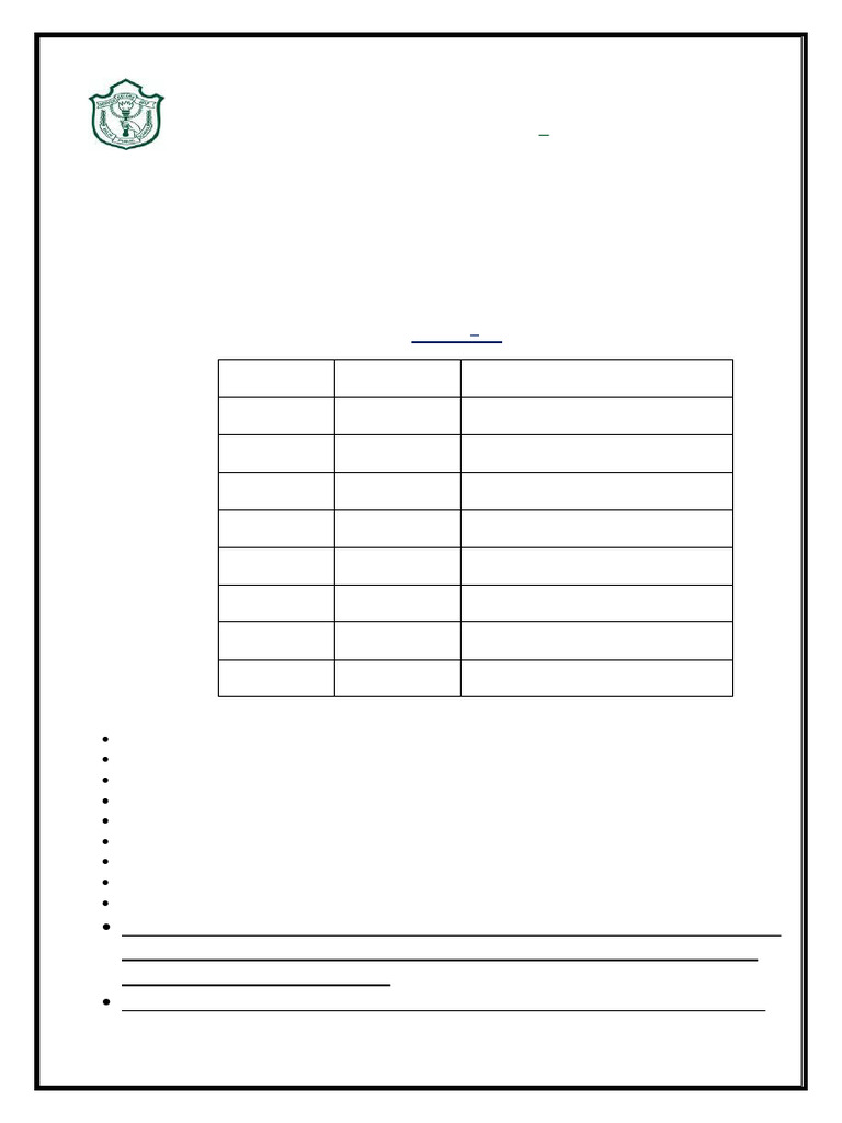 Revised Time Table For Mid - Term | PDF