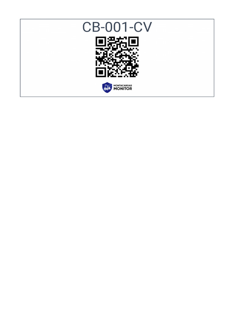 QR - CB 001 CV | PDF