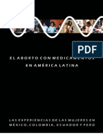 El Aborto Con Medicamentos en América Latina: Las Experiencias de Las Mujeres en México, Colombia, Ecuador y Perú