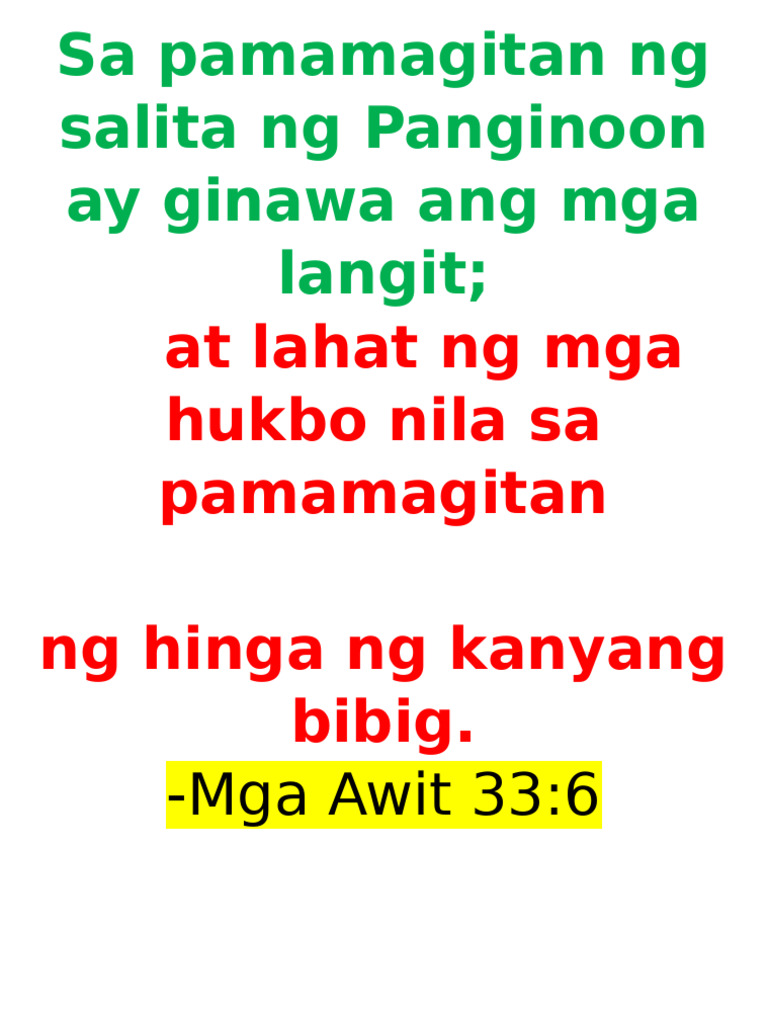 Memory Verse | PDF