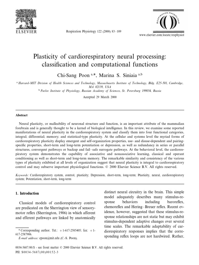 1 s2.0 S0034568700001523 Main | PDF | Synaptic Plasticity | Nervous System