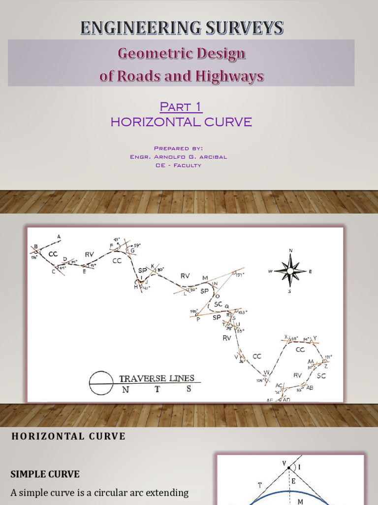 Horizontal Curves Pdf Curvature Angle