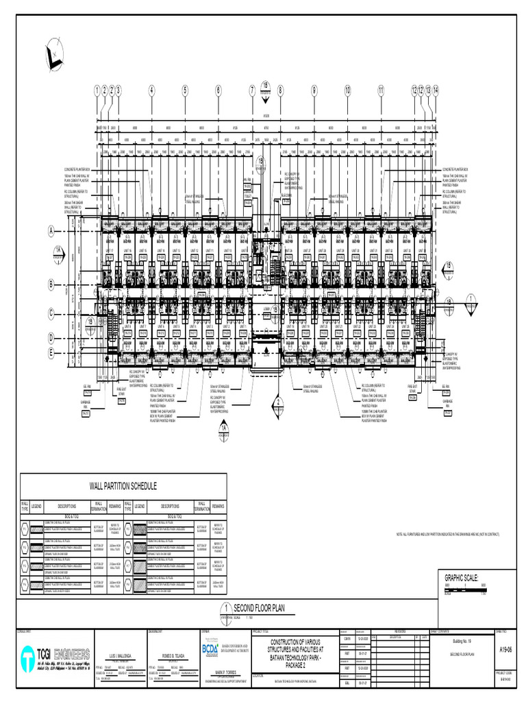 Wall Partition Schedule: Graphic Scale | PDF | Civil Engineering | Real ...