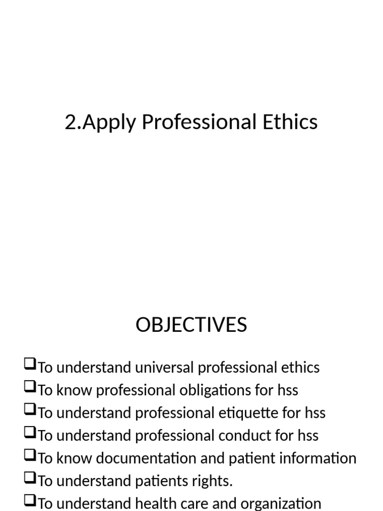 Professional Ethics in Health Services | PDF | Caregiver | Health Care