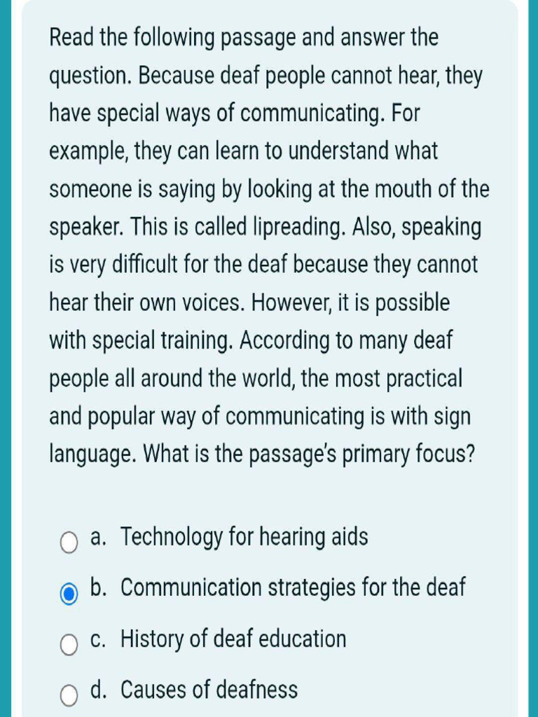 Sign Language: Key Communication for Deaf | PDF | Deafness | Sign Language