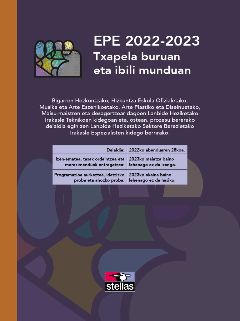 Txapela Buruan EPE 2022 2023 1 | PDF