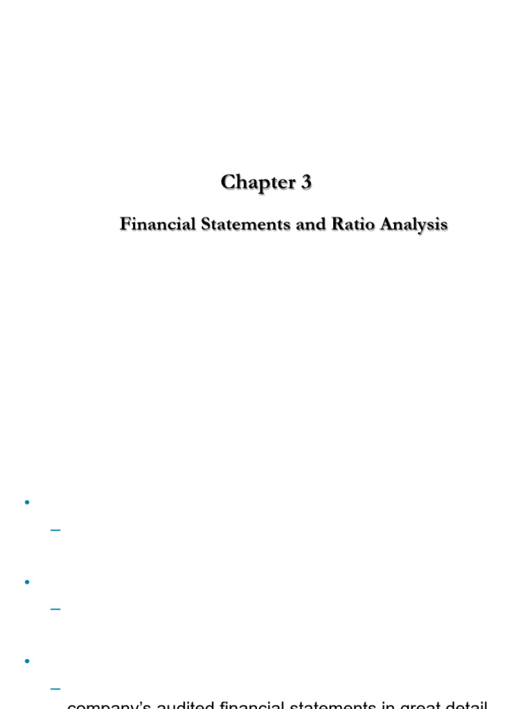 Financial Statements & Ratio Analysis Guide | PDF | Retained Earnings ...